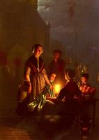 Petrus Van Schendel - The Evening Market